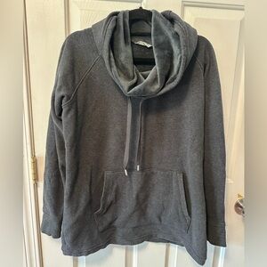 Athleta Gray Cowl Neck Sweatshirt